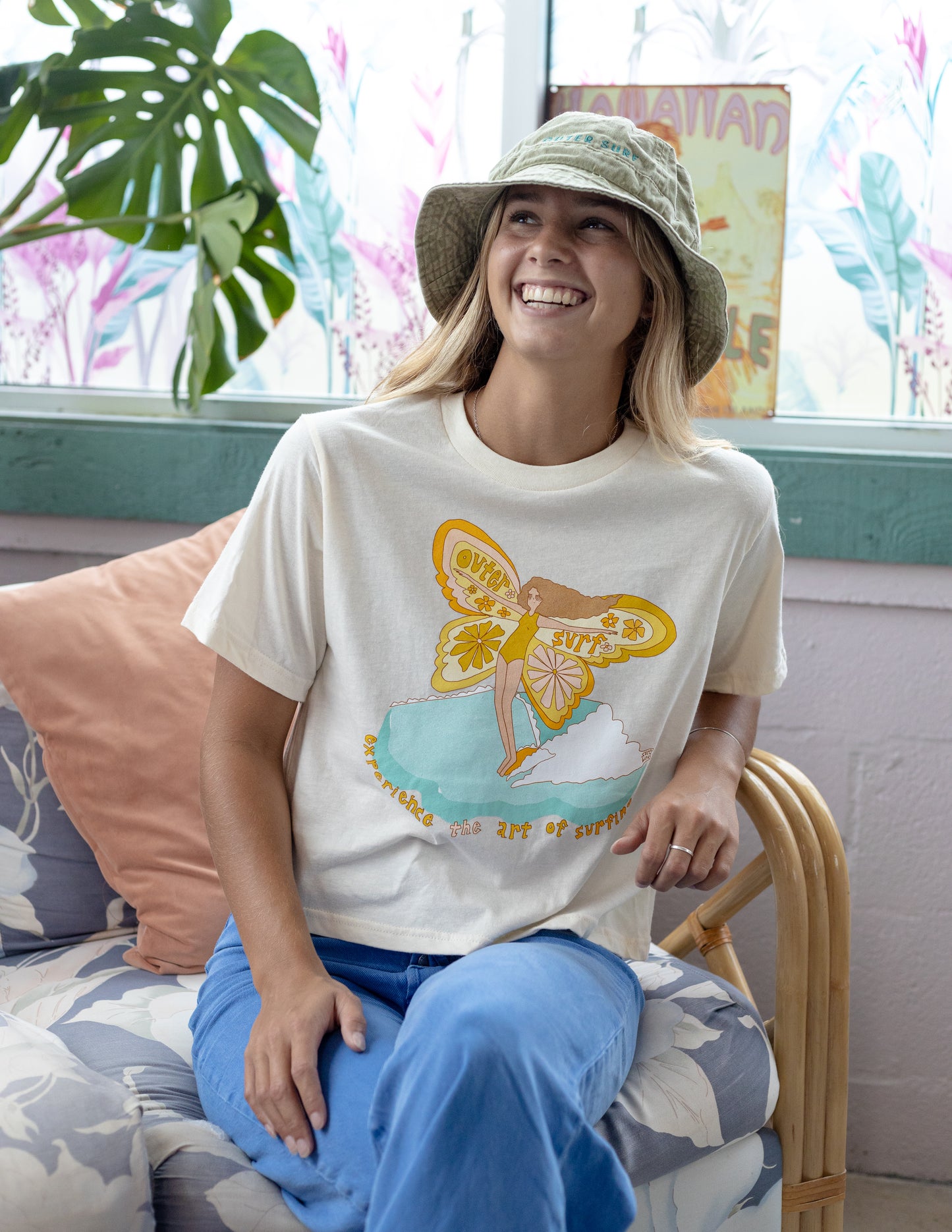 Butterfly Surfer Women's Boxy Tee