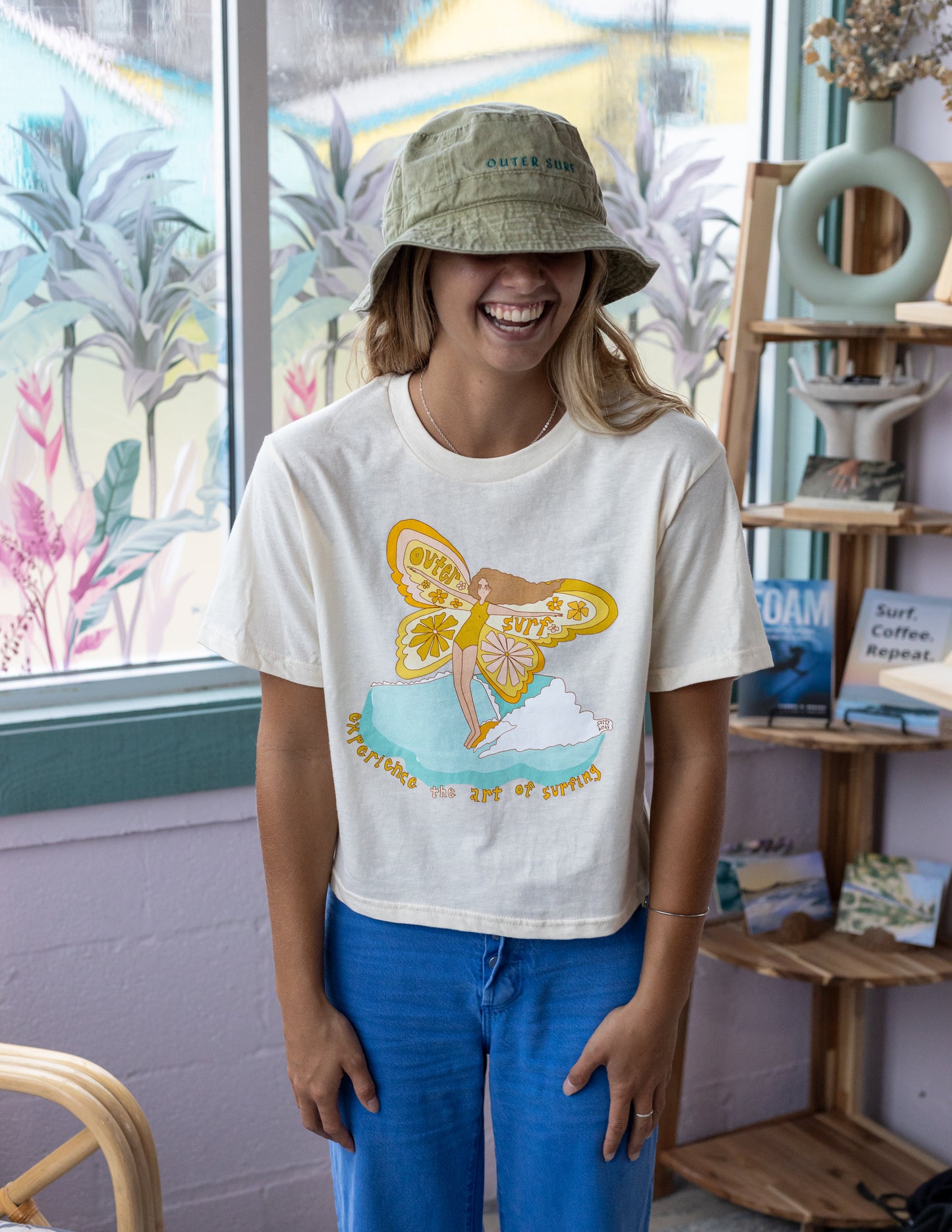 Butterfly Surfer Women's Boxy Tee