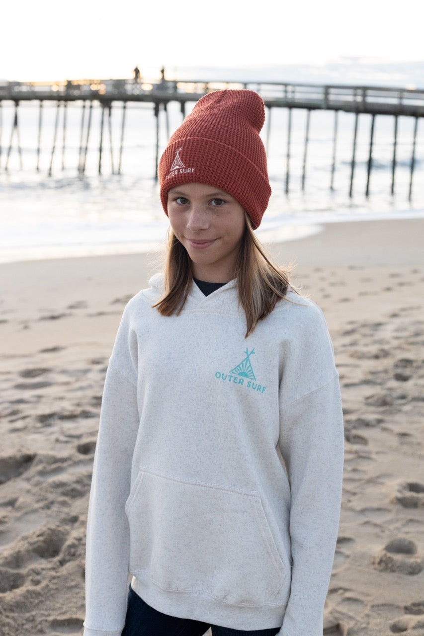 Youth Fleece Hoodie Camp Logo
