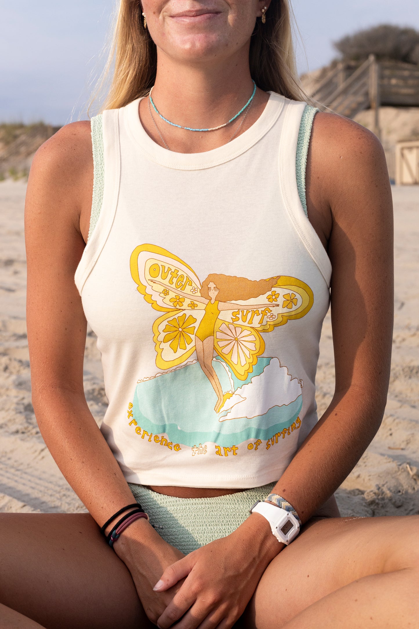 Women's Racer Back Butterfly Tank