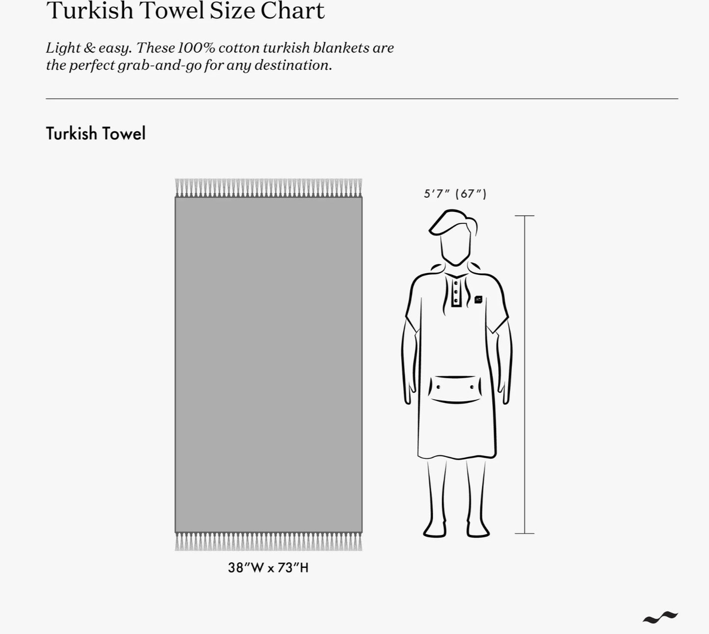 Skyblue Iggy Turkish Towel