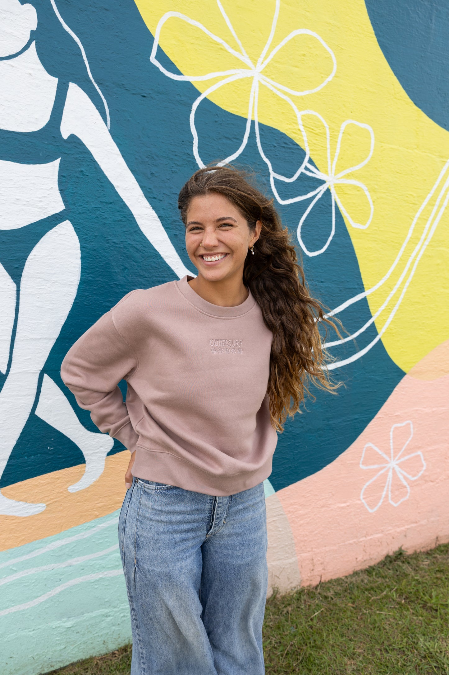 Flower Logo Crewneck