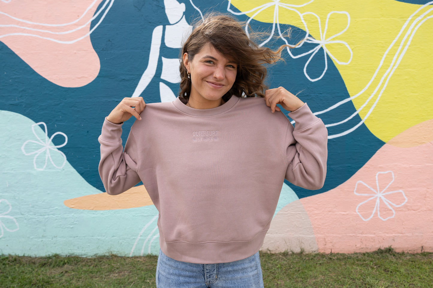 Flower Logo Crewneck
