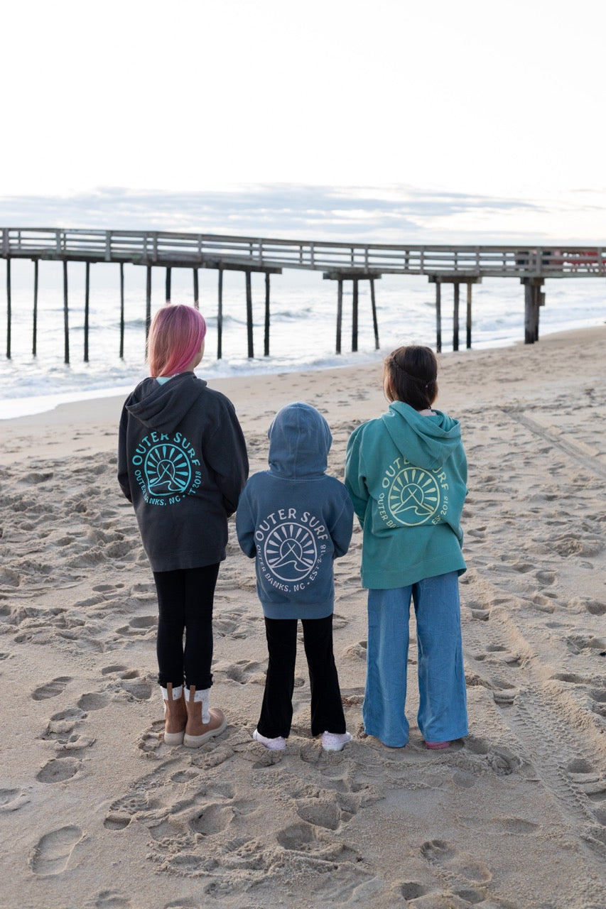 Youth Outer Surf Logo Hoodie