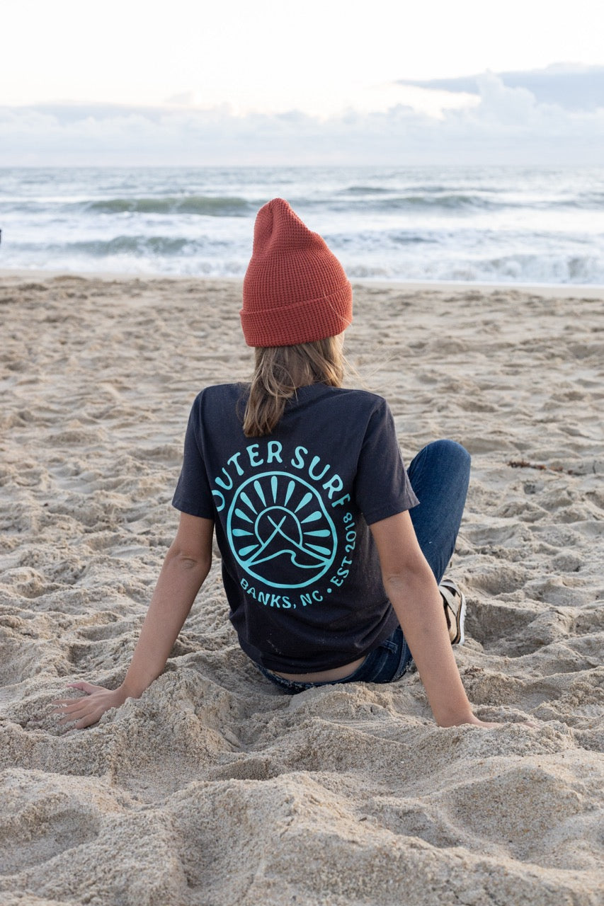 Youth Outer Surf Logo Tee