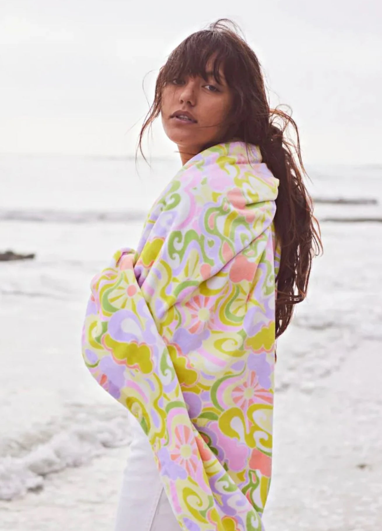 Psychedelic Sunshine Beach Towel