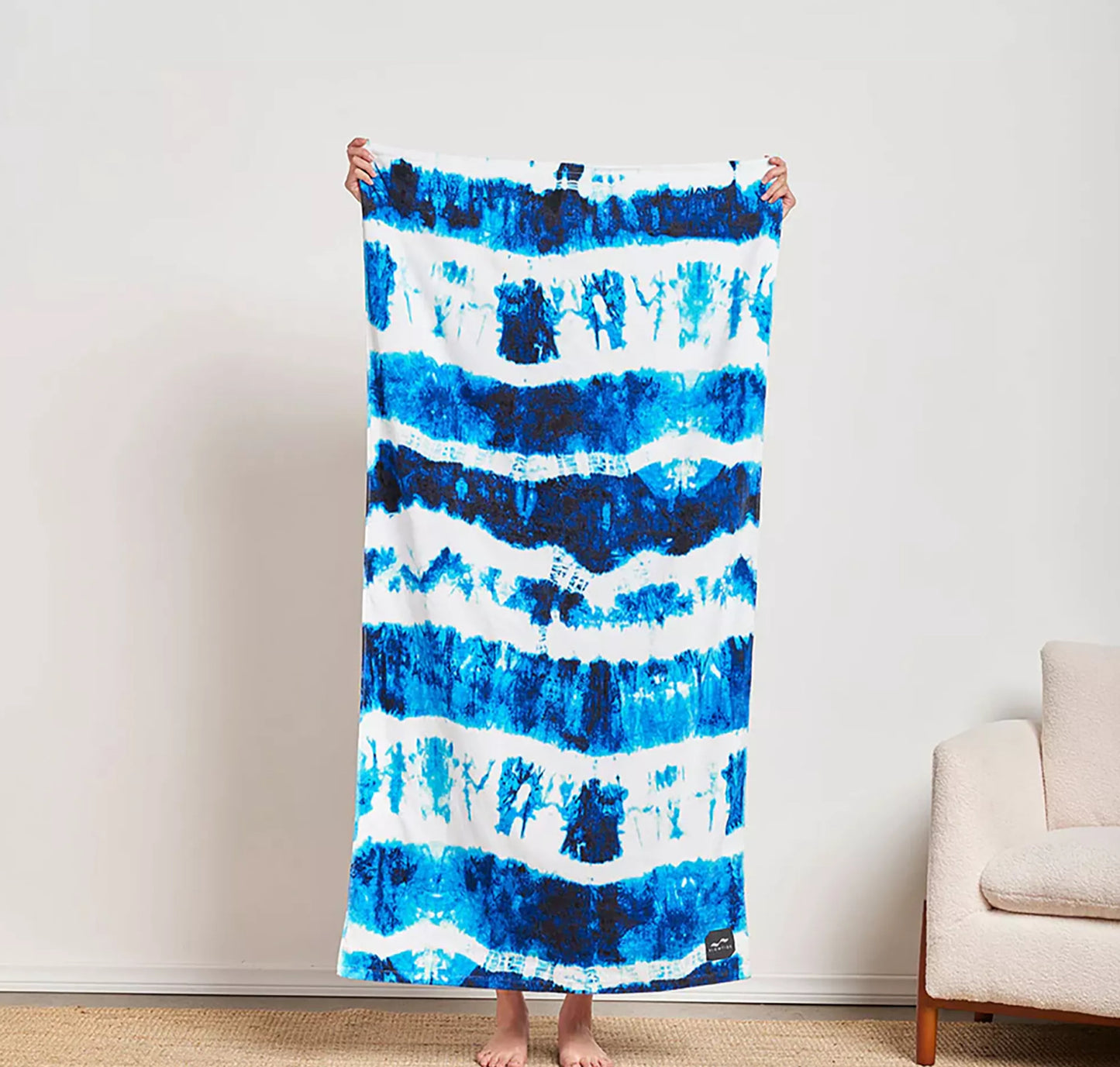 indigo sun beach towel