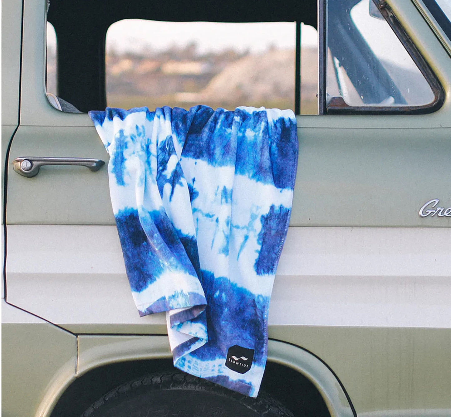 indigo sun beach towel