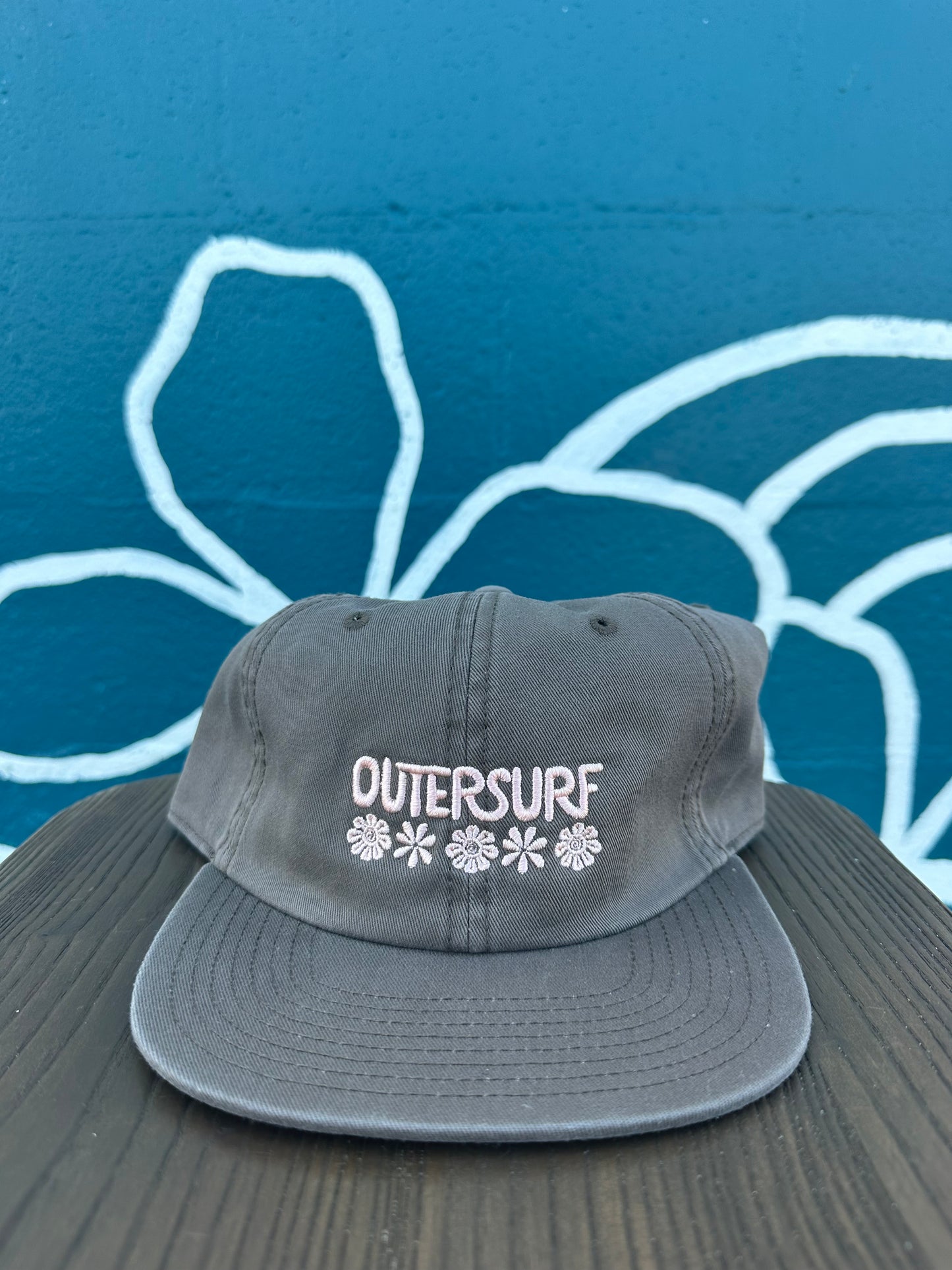 Brown Flat Brim Hat