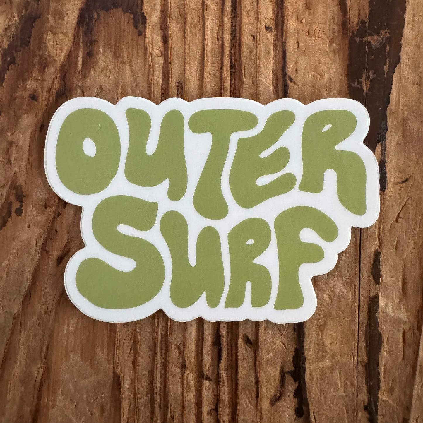 Outer Surf Sticker