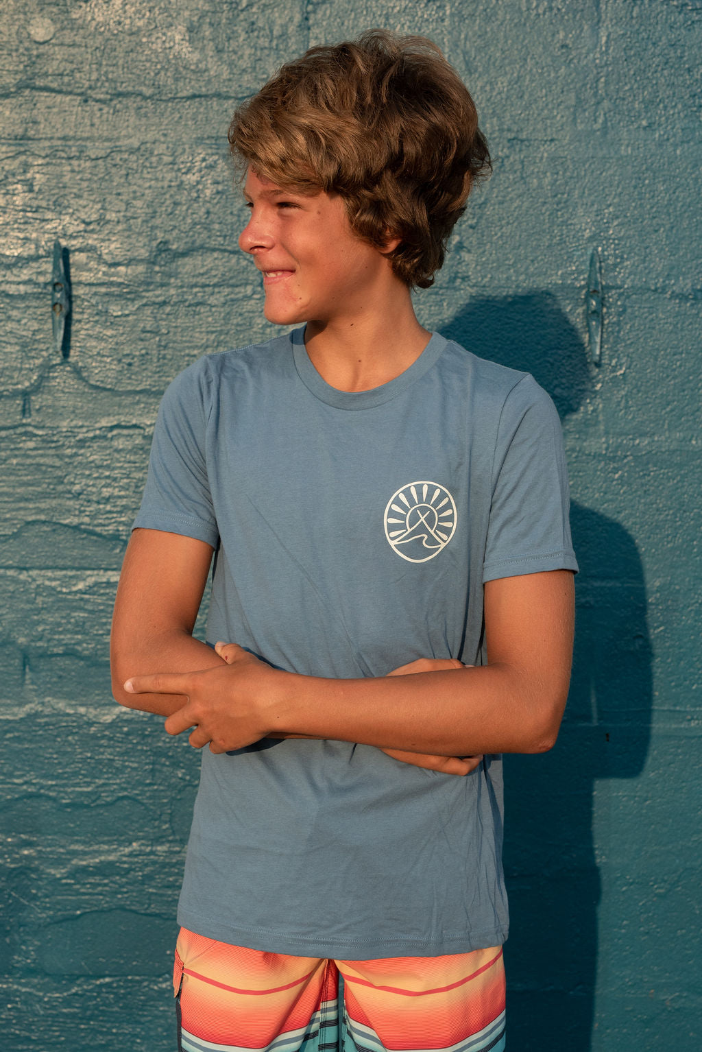Youth Outer Surf Logo Tee