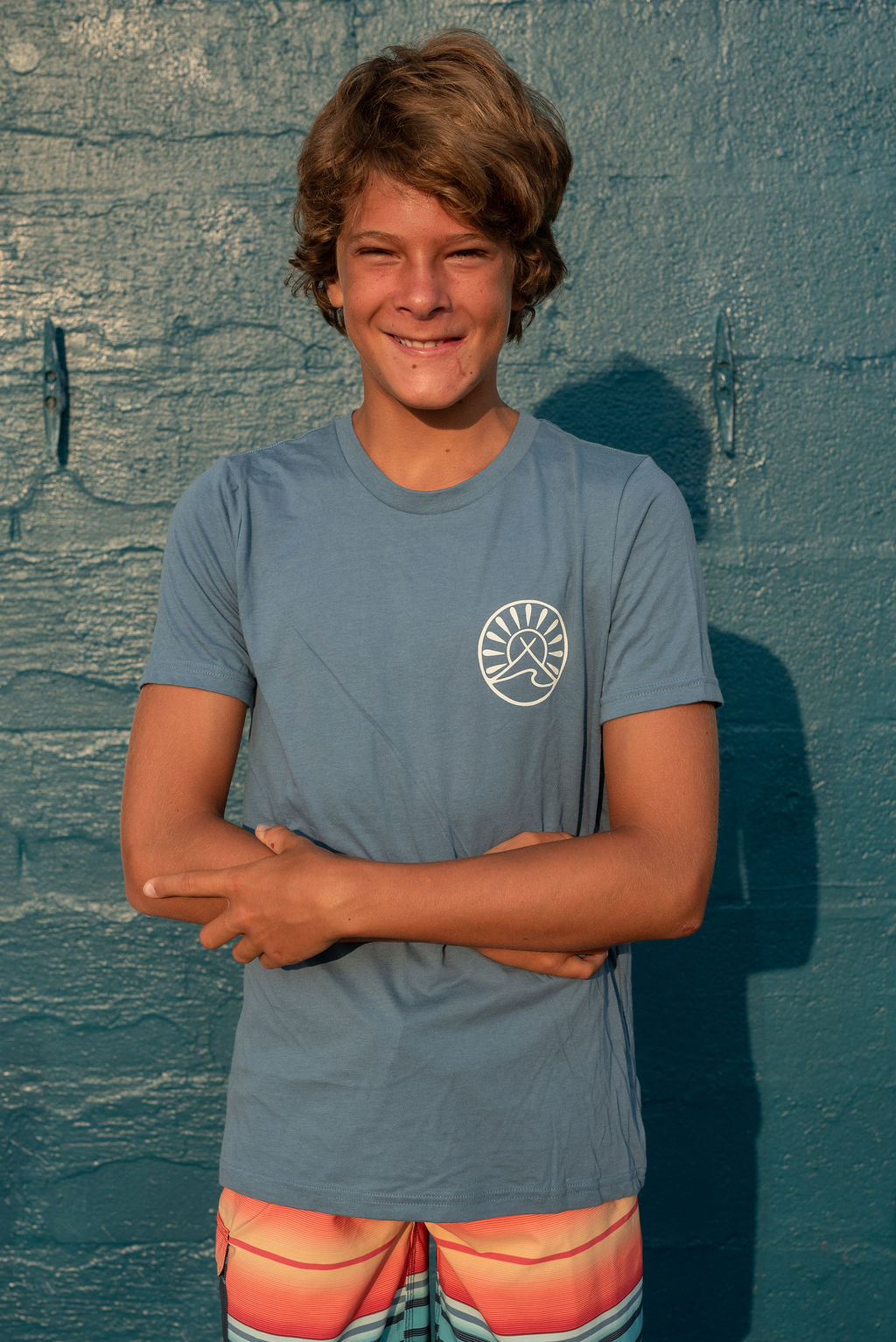Youth Outer Surf Logo Tee