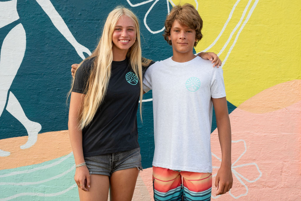 Youth Outer Surf Logo Tee