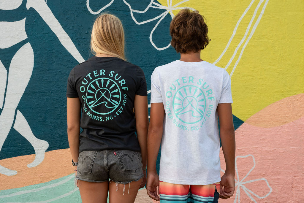 Youth Outer Surf Logo Tee