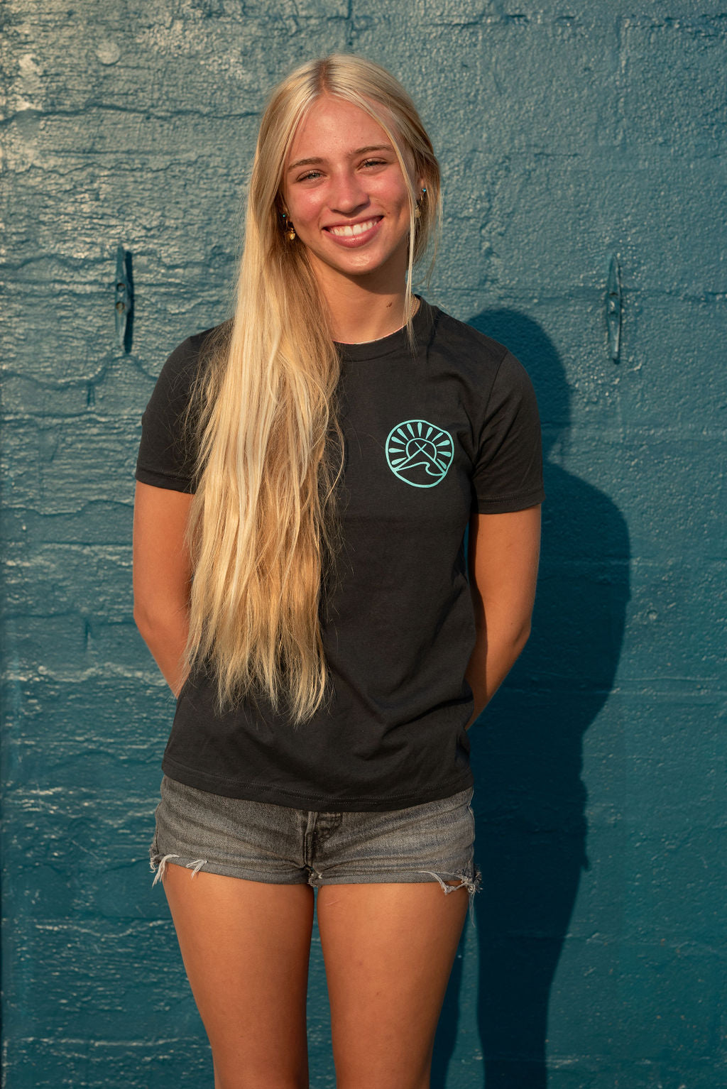 Youth Outer Surf Logo Tee