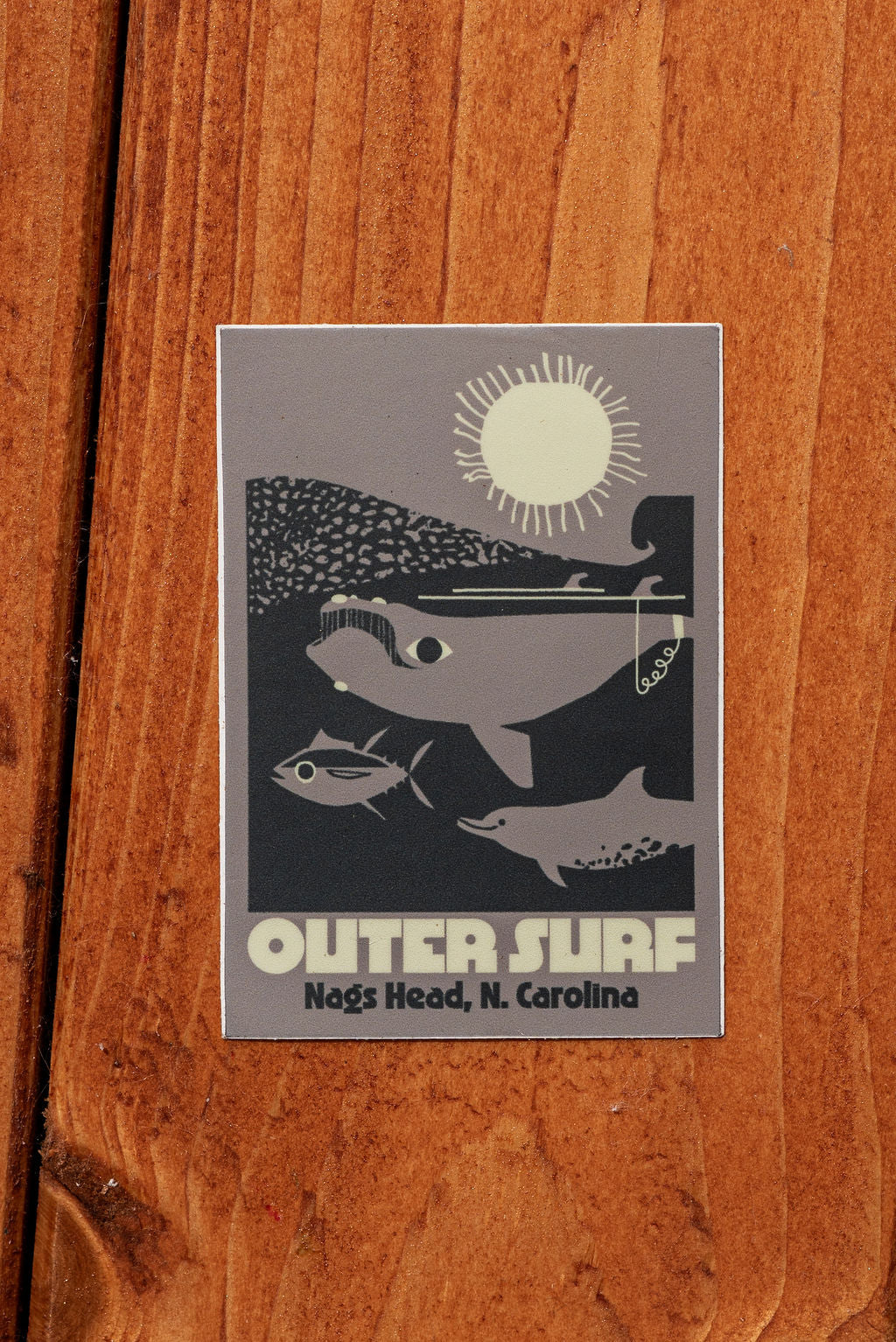 Outer Contents Sticker Whale Sticker – Outer Surf